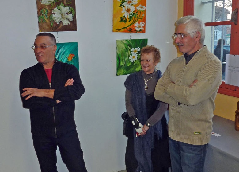 peintures: Monique Caussade sculptures: Paul Lastecoueres