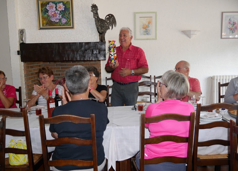 Avec les Caminaïres visite chateau de Mauvezin